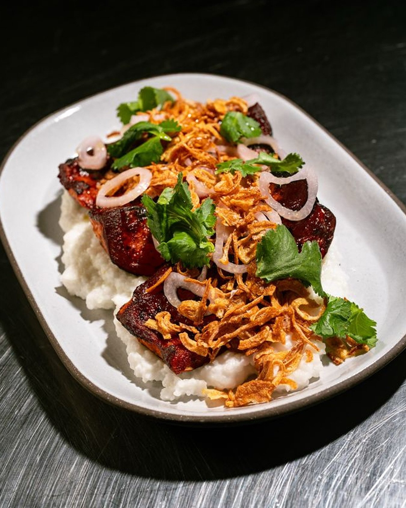 Smoky, creamy, spicy, bright, and crunchy&hellip;the ultimate fall dish. Grab it wed-sun nights before the season changes!

ANCHO BBQ SQUASH  glazed honeynut, coconut grits, pickled and crispy shallots