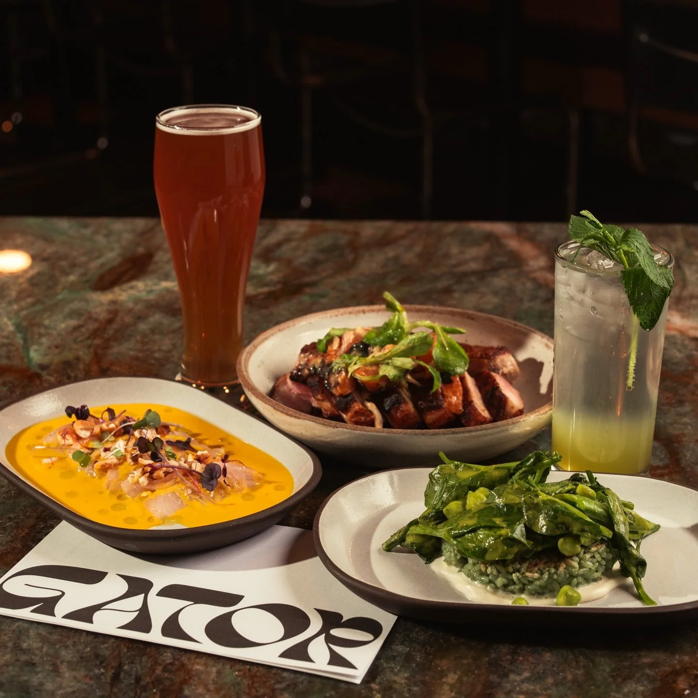 Spring has officially arrived! 

New menu items dropping this week with incredible peak spring produce; bright, bold, and very green!