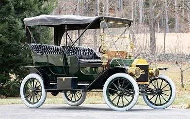 They cost much more today. The Ford Model T touring car on display at the Grove City Welcome Center and Museum originally cost $690. Notice when you visit there is no door on the driver&rsquo;s side of the vehicle. It has no electric ignition; you ha