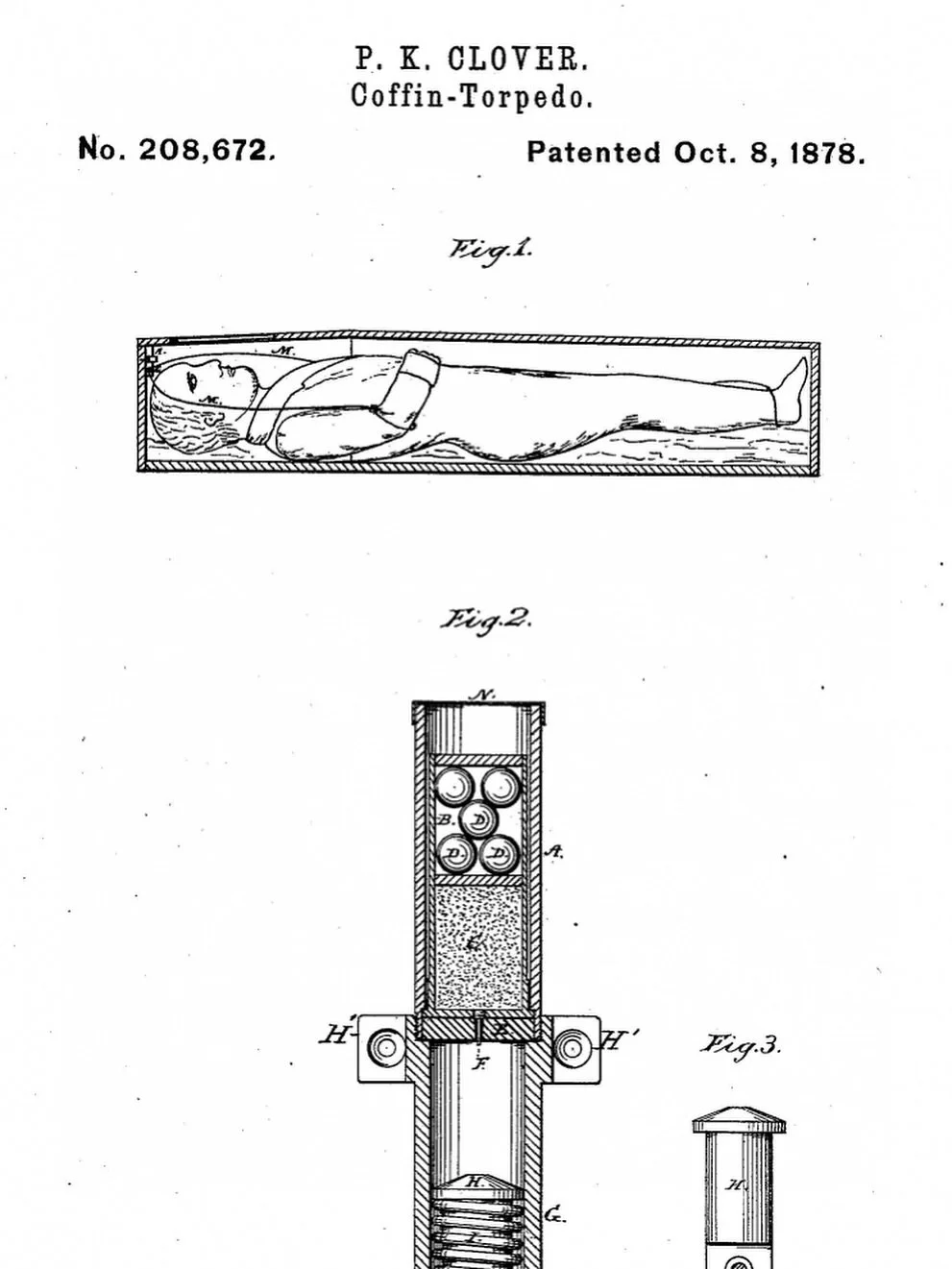 🪦💣 Coffin torpedoes were 19th-century explosive devices placed inside coffins to deter grave robbers during a time when body snatching for medical dissection was widespread. Patented in the 1870s, these mechanisms reflected not only technological i