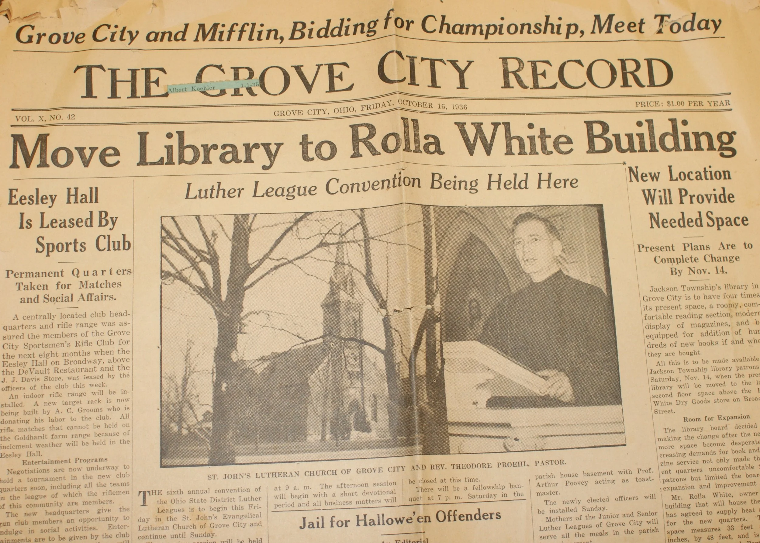 Grove City’s Four Newspapers