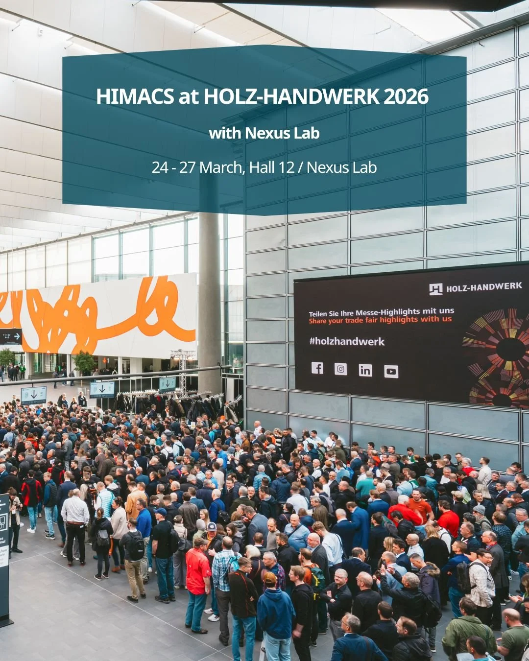 HIMACS &amp; @nexuslab.info at @holzhandwerkmesse 2026

Together with a consortium of complementary industry partners, HIMACS is presenting innovative materials for carpenters and interior builders at HOLZ Handwerk 2026 in N&uuml;rnberg. 

Visit NEXU