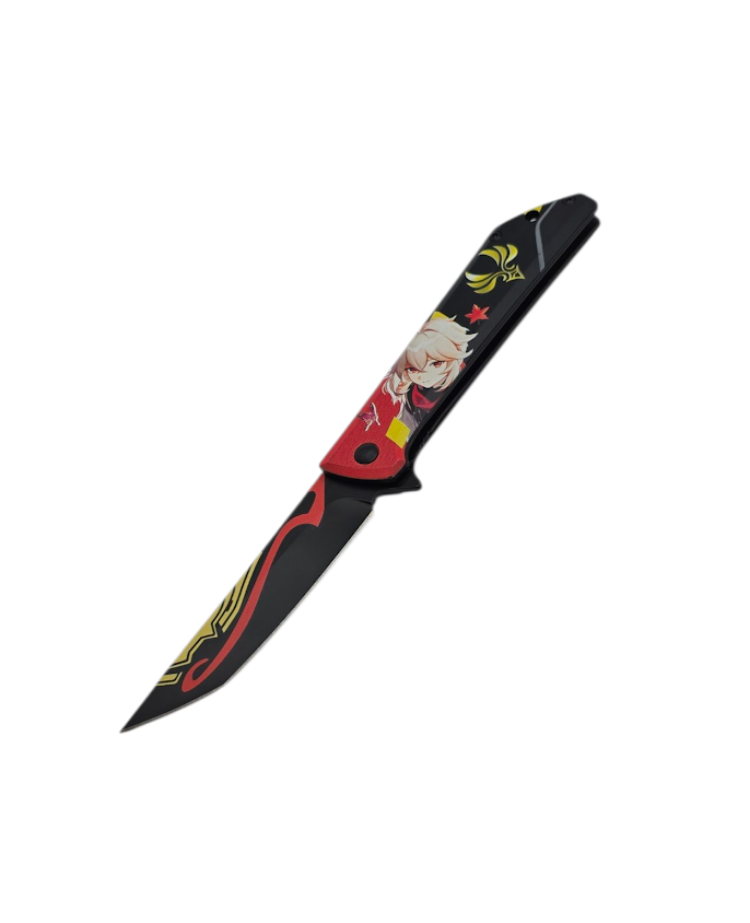 8" Print Folding Pocket Knife