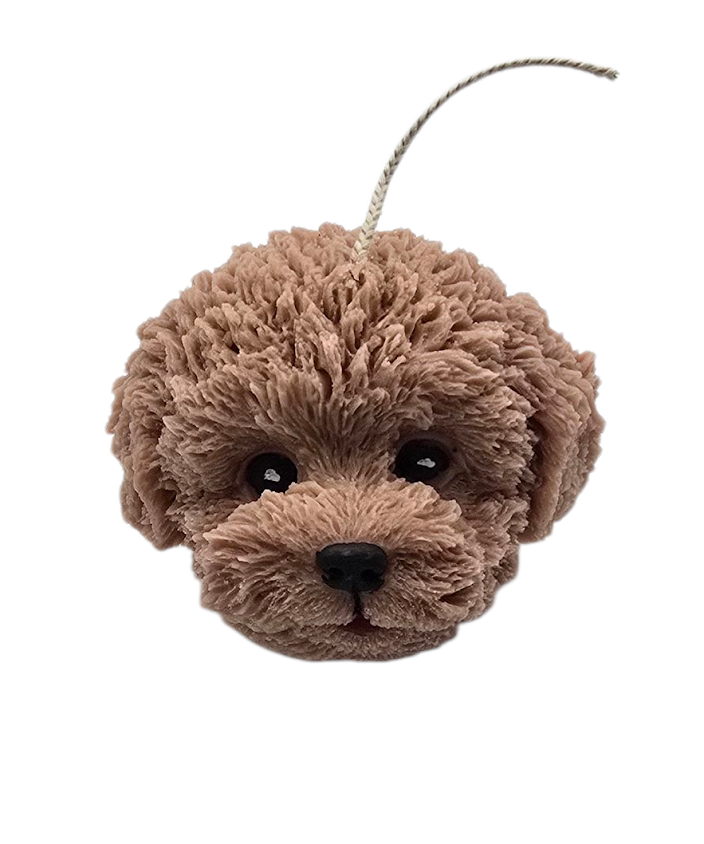 Cute Puppy Head Pillar Candle