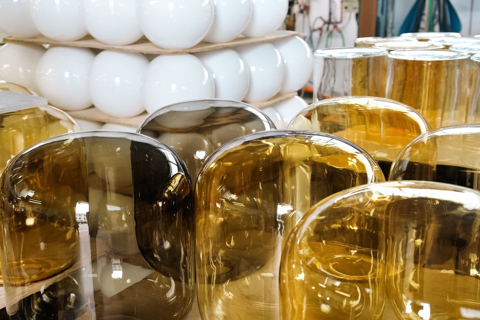 DIGLASS, illuminazioni in vetro soffiato