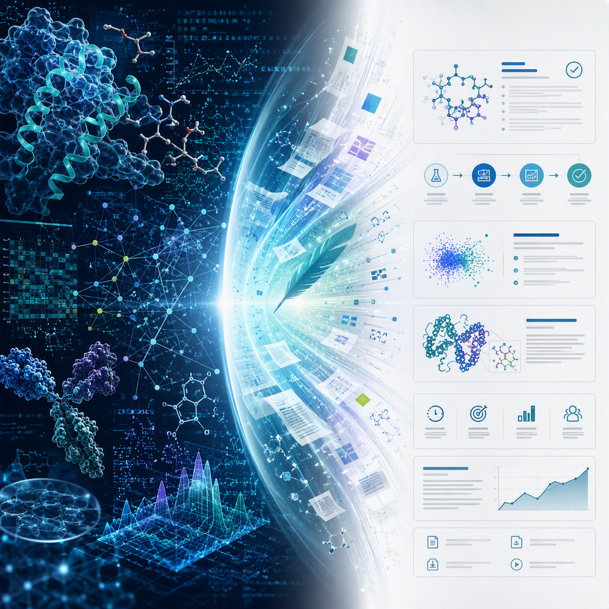 Translating AI-Powered Drug Discovery Capabilities into Website Content