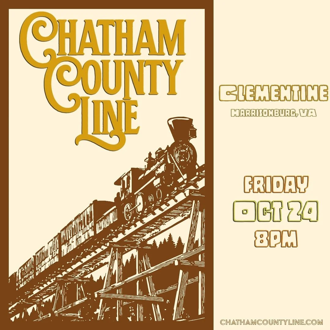 ⭐️Looking forward to two big CCL shows next weekend in the great state of Virginia starting on Friday October, 24 at @clementinecafe in Harrisonburg, VA and Saturday, October 25 at the Gregory Family Theater at @hylton_pac in Manassas, VA. 

🎟️Ticke
