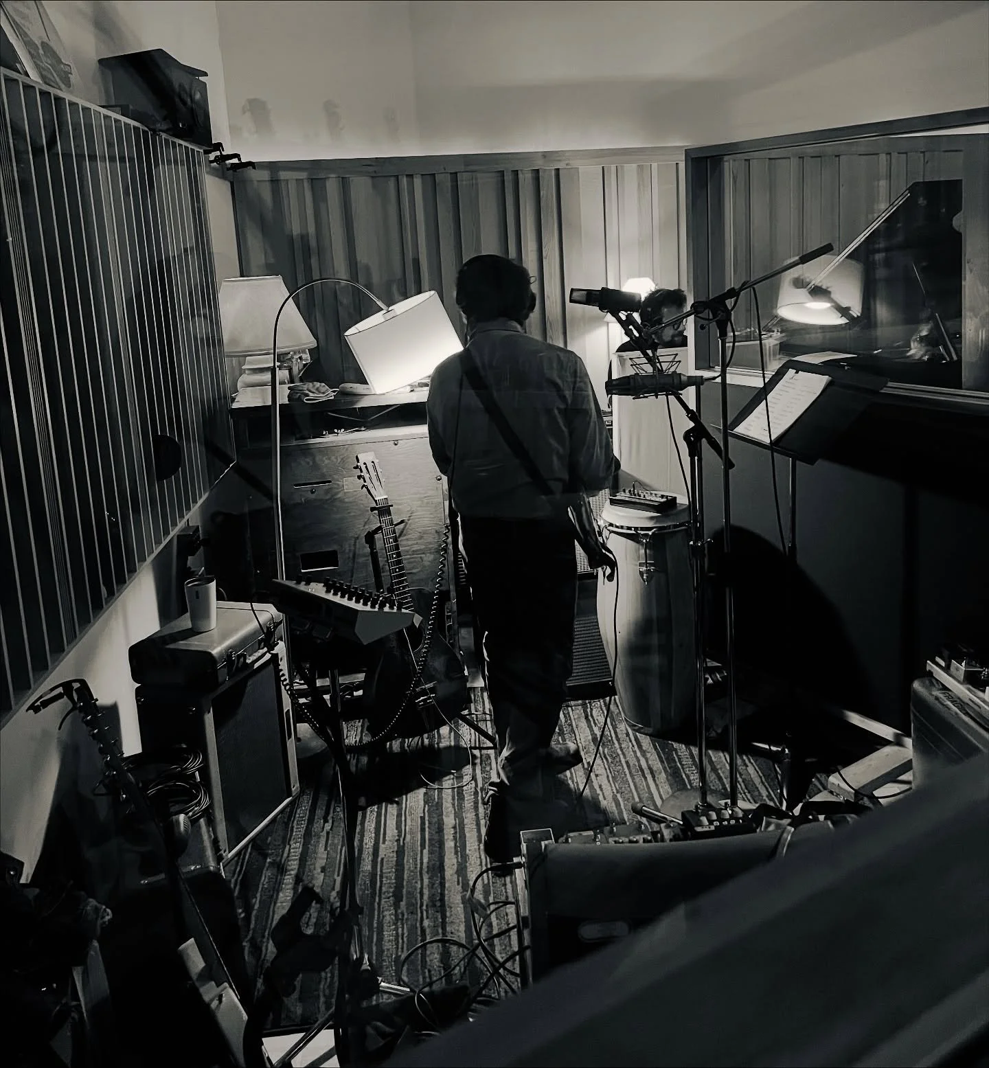 🎛️ Spent a few immersive days in the studio this week brewing up our next batch of ccl magic. Great times. Had our good friends @burnoff on the console, @darrenjessee on percussion, and @philcookmusic on ebony &amp; ivory. Hope to share some sounds 