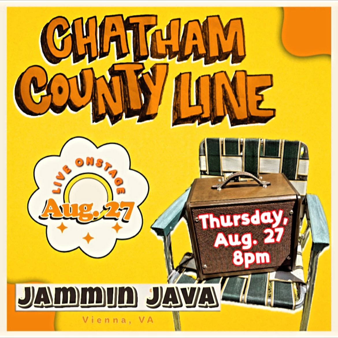 🚨Shoutout to all our DC area fans! We&rsquo;re stoked for the show this Thur. 8/27 at @jamminjava in Vienna, VA and hope to see you there! 
Showtime 8pm. Ticket link below ⬇️ or head to chathamcoline.com. 

🎟️Secure your tickets now: 

https://www.