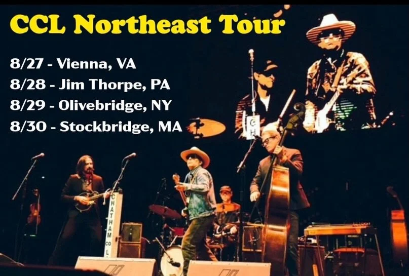 ⭐️CCL is heading up the east coast for some awesome shows starting this Thursday, Aug. 27 at @jamminjava in Vienna, VA / 8pm. See y&rsquo;all soon! 

Show dates and details below ⬇️ 
Head to chathamcoline.com for info, tickets, and show times

Thur. 