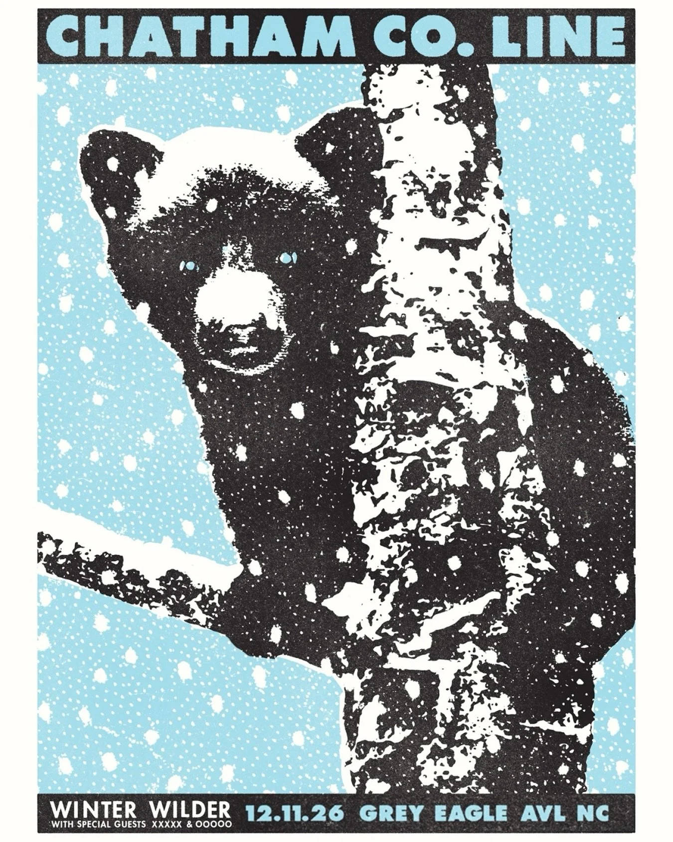 Announcing the first of two stops on this year&rsquo;s Winter Wilder Tour. December 11th finds us in Asheville at the @thegreyeagle with friends in tow for the 
kind of good time you can tell your kids about. 

Poster by @crawlspacepress 

Tickets on