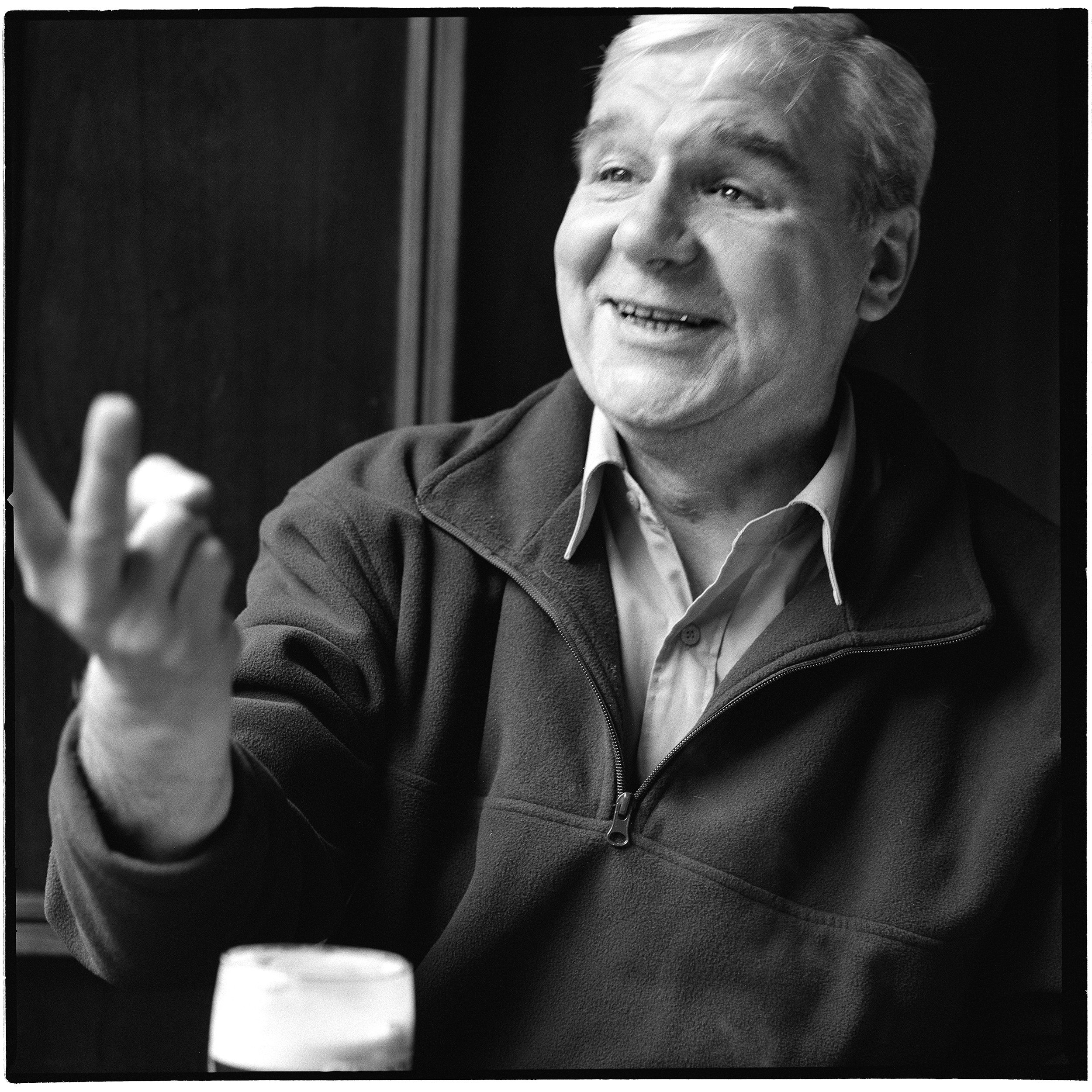 Terri Hooley - Godfather of Belfast punk.