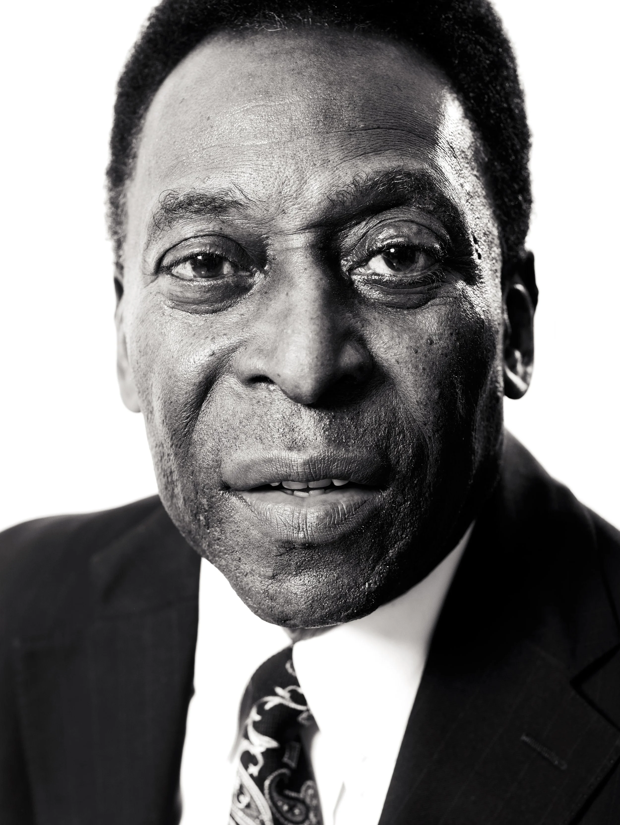 Pelé. 1940 - 2022. Brazil. 1958 and 1970. Talking about 1970 he said, "It was God’s work. God took hold of me and lifted me up to score the goal."

Photographed in São Paulo.