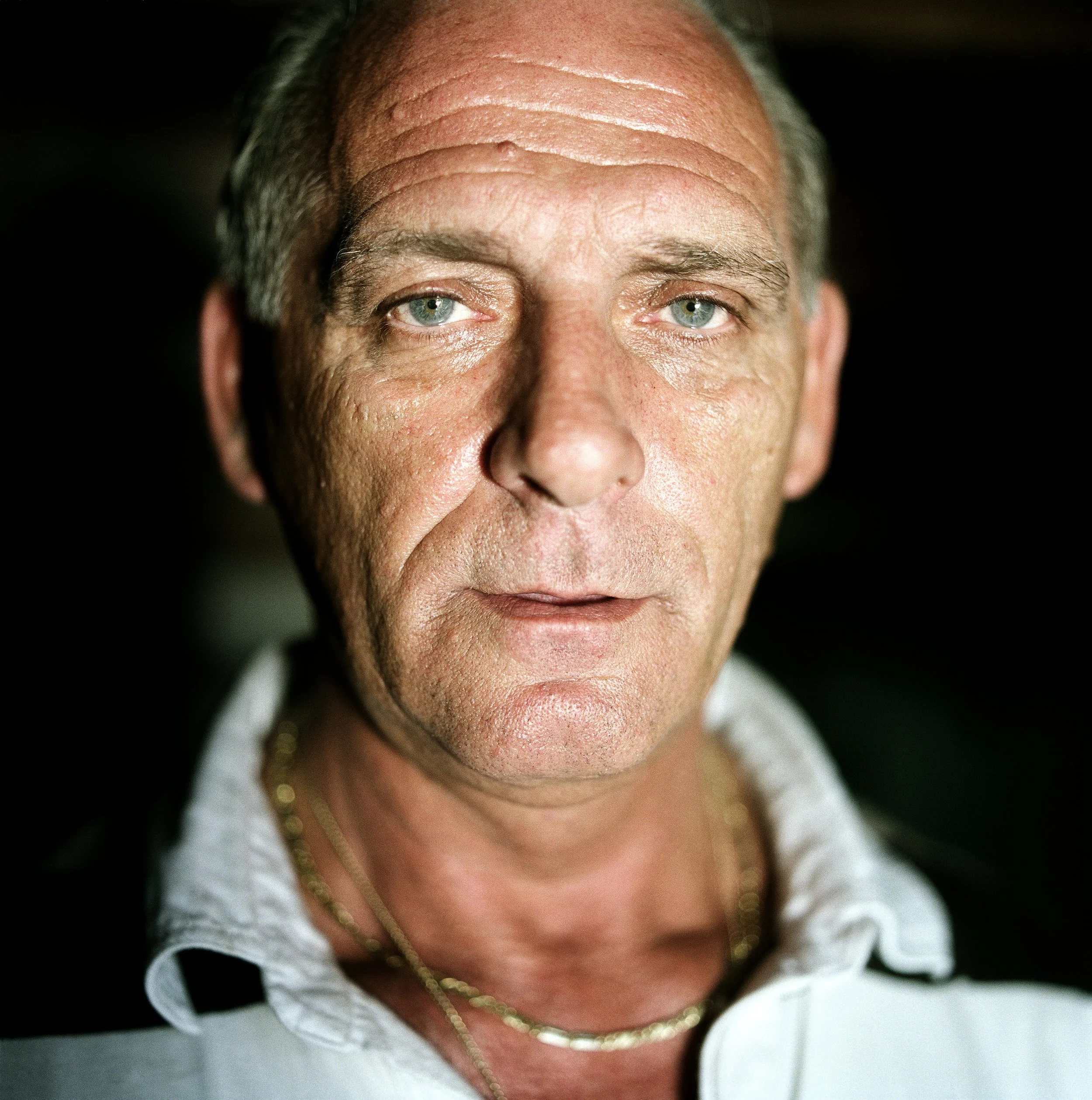Dick Nanninga. 1949 - 2015. Holland. 1978.
"The final whistle blew and we went in. We had lost. We went back into the changing room and the first thing I did was roll a cigarette and light it up. We flew back the next day and I went back to work in t