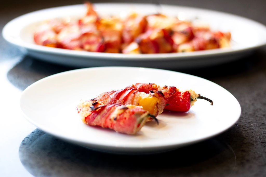 Bacon-wrapped Baby Bell Pepper Poppers&nbsp;