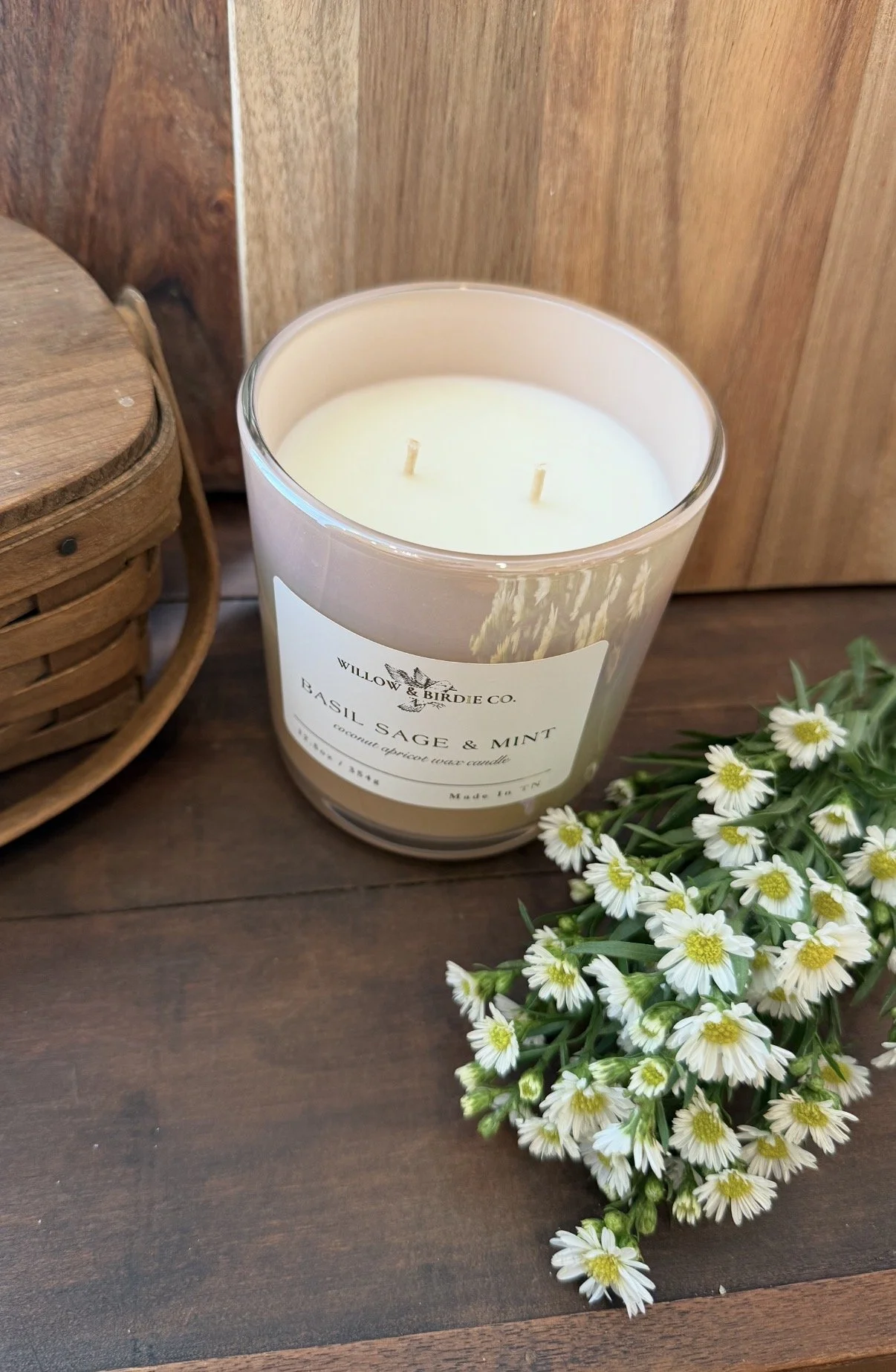 Basil Sage and Mint Candle