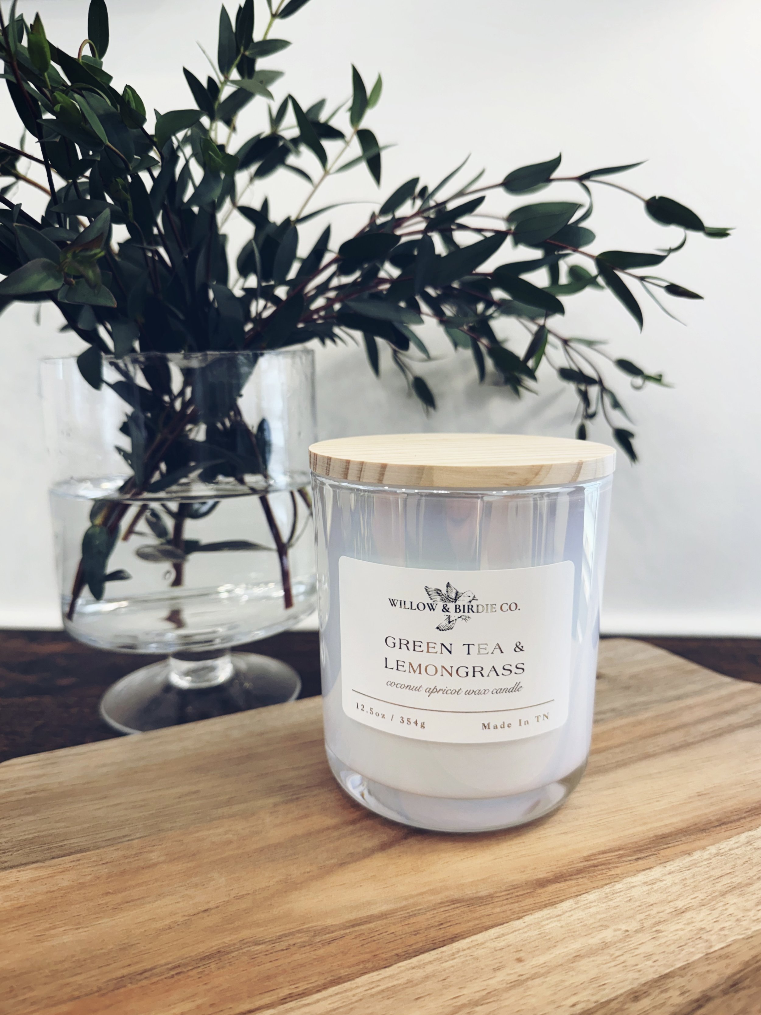 Green Tea and Lemongrass Candle