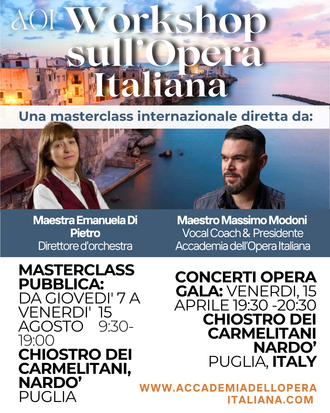 Accademia dell’Opera Itlaiana summer school final recital