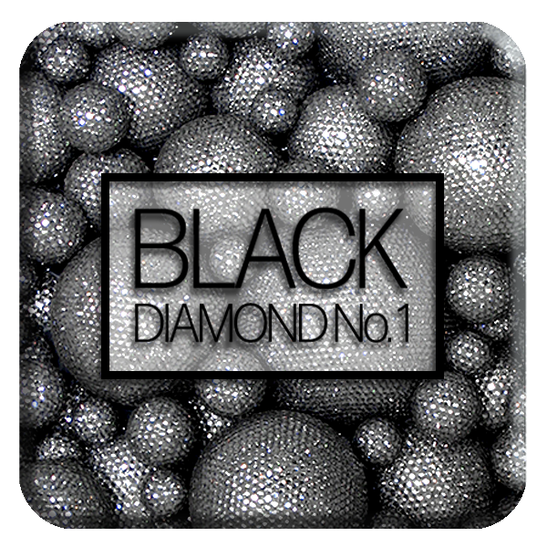 Black diamond button