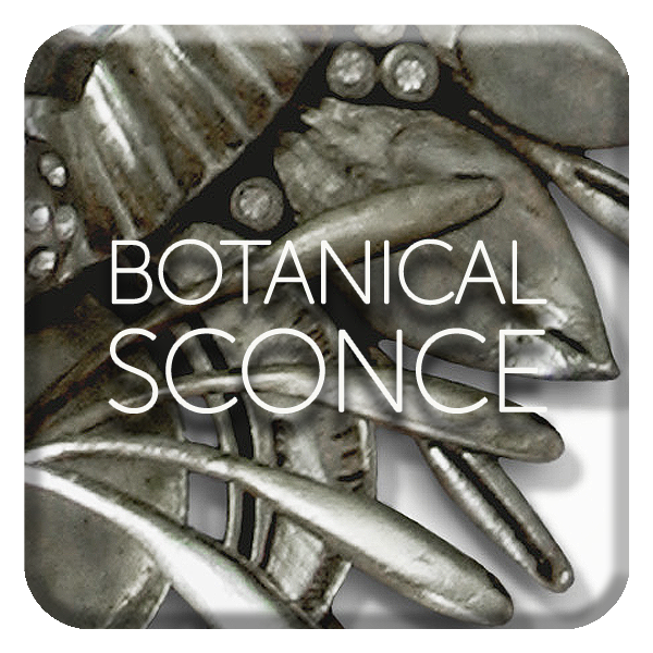 botanical sconce button
