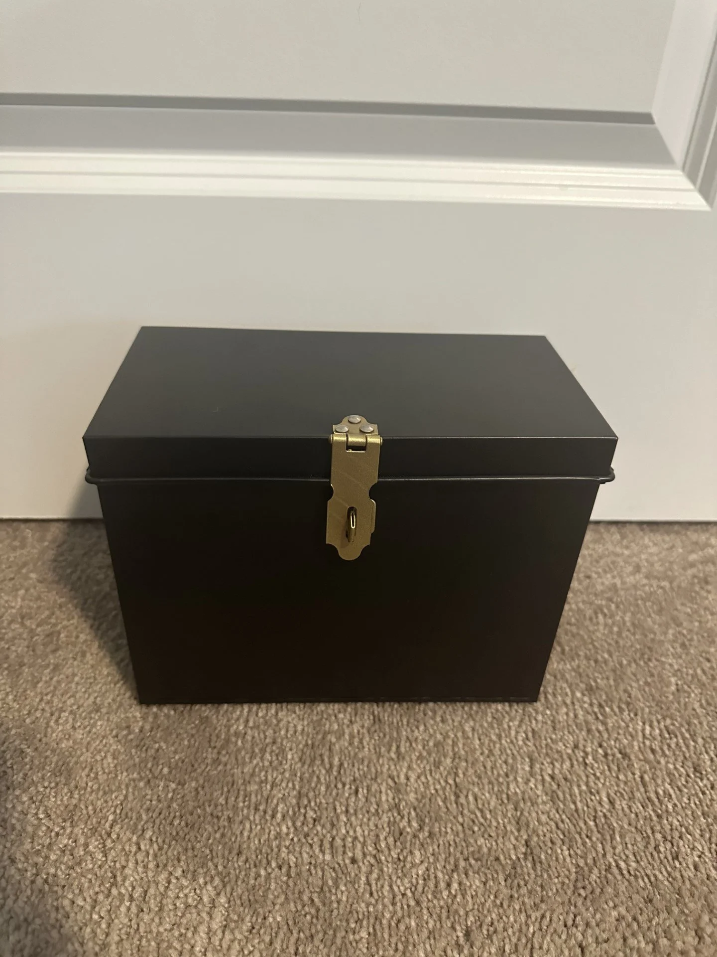Black Metal Box