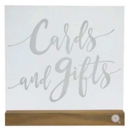 Acrylic Cards & Gifts Sign