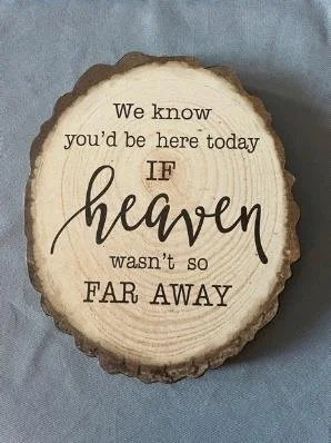 Wood Memory Sign
