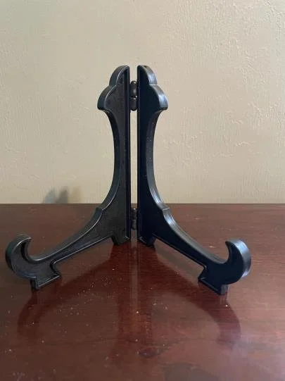 Small Black Plastic Easel