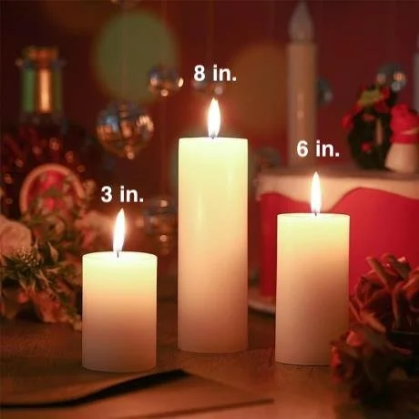 8in. Pillar Candles (6 ct.)