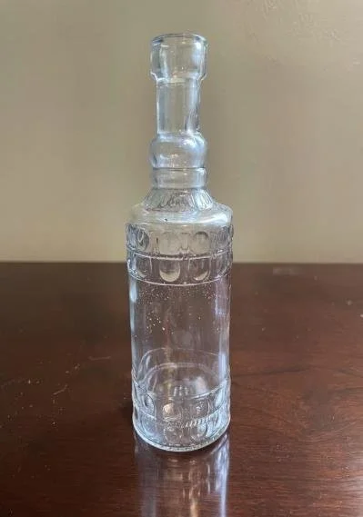 Textured Glass Perfume Bud Vase