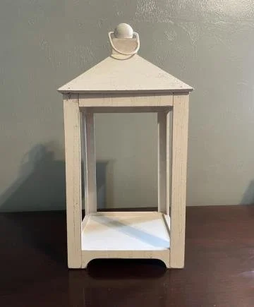 White Wood Lantern