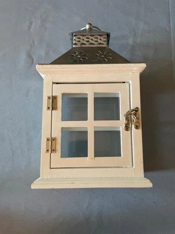 White Metal Lantern