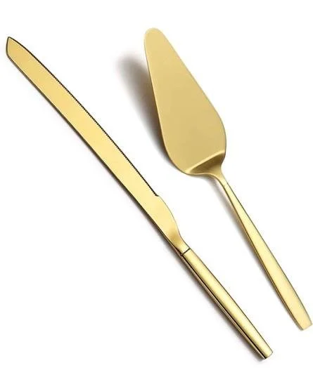 Gold Cake Knives