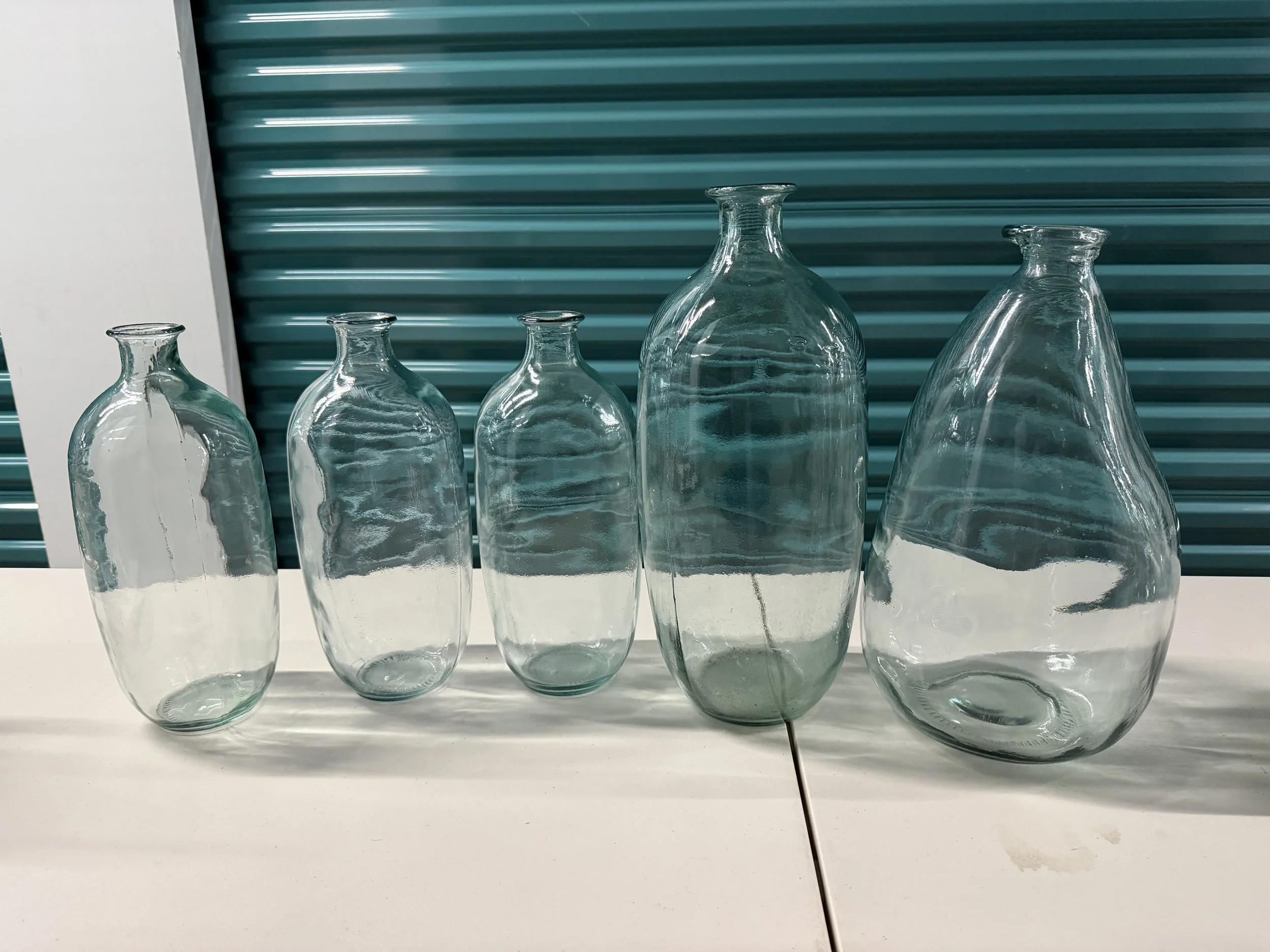 Misc. Glass vases