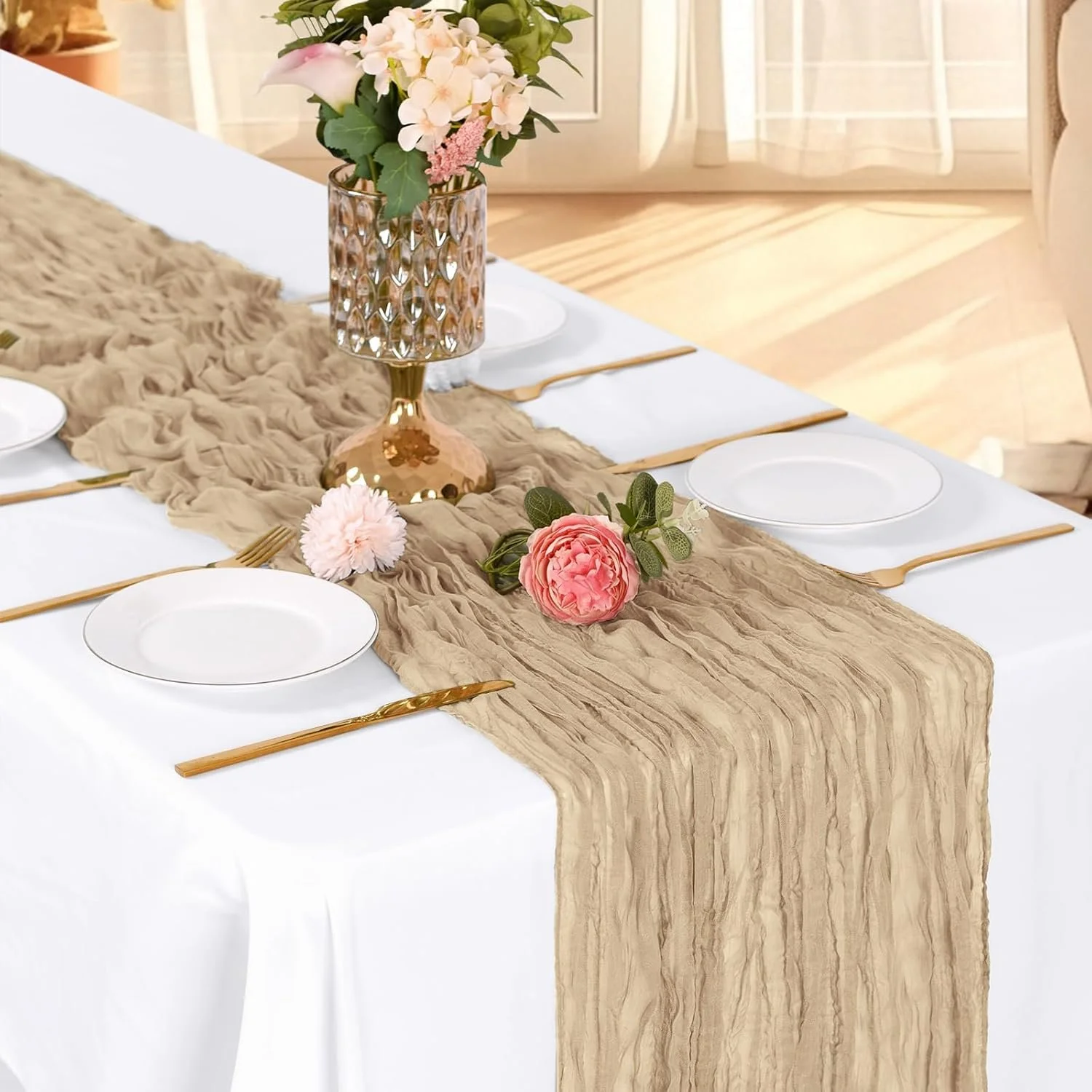 Beige 10ft cheesecloth