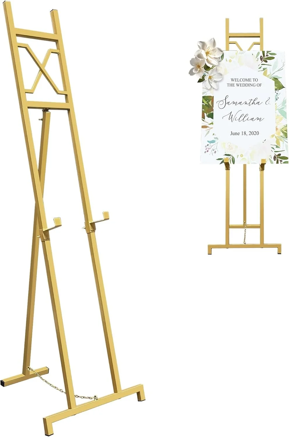 Large Gold Easel