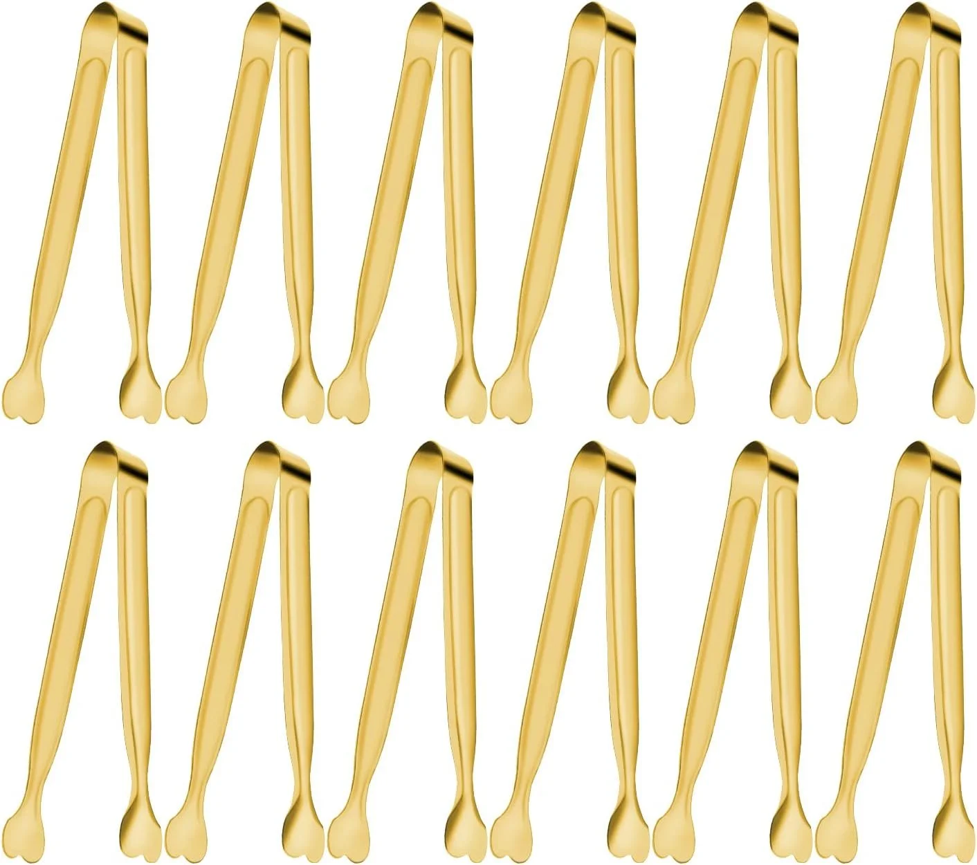 5 in. gold tongs
