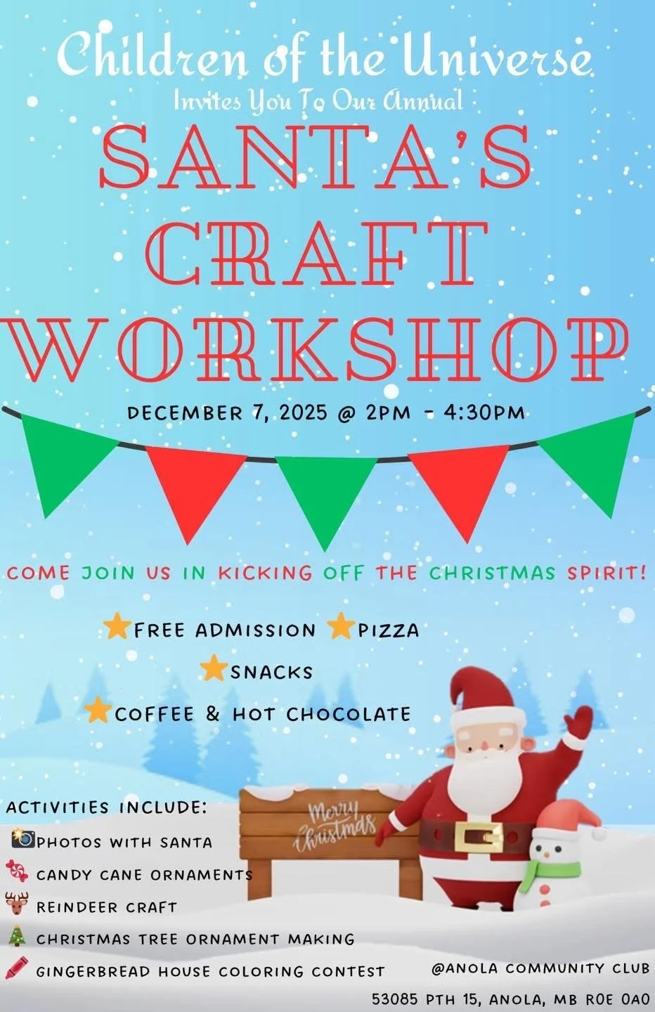 Santa’s Craft Workshop 