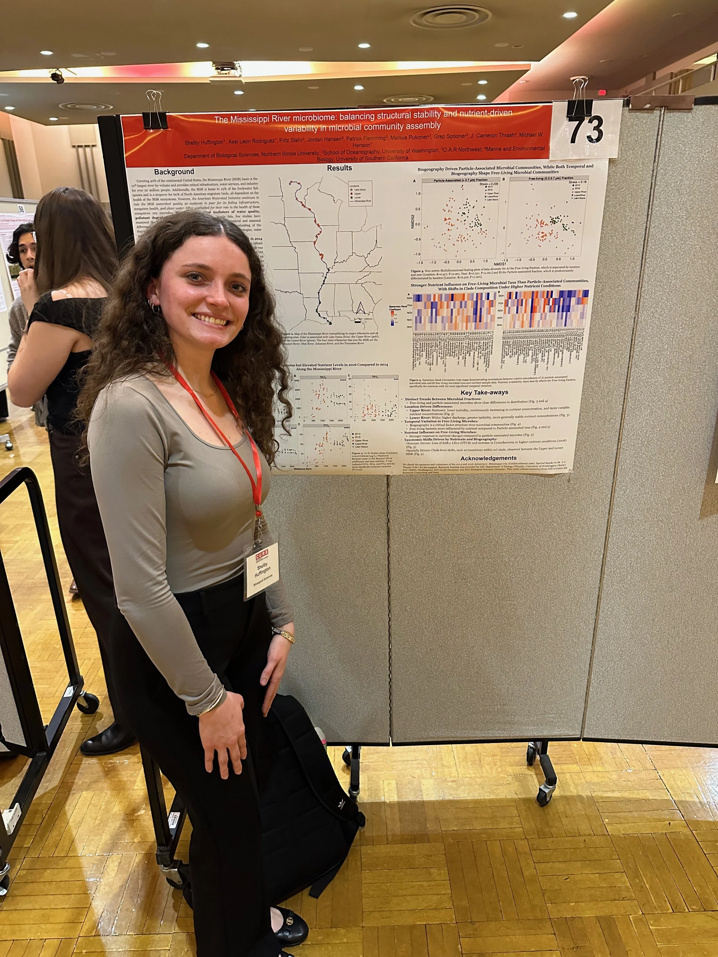 Shelby at 2025 NIU CURE