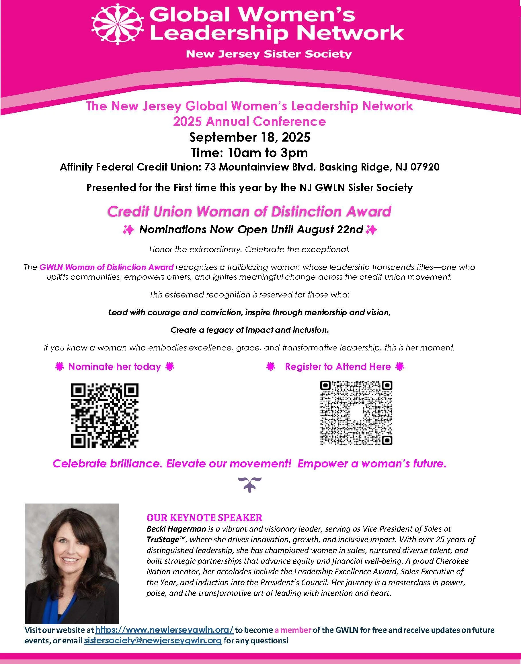 The New Jersey Global Women Leadership Network 2025 Annual Conference