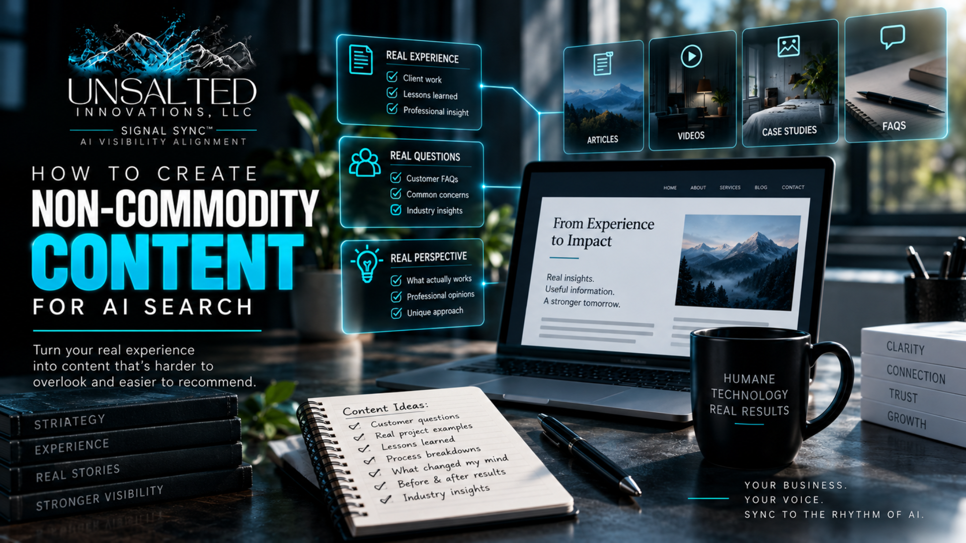 How to Create Non-Commodity Content for AI Search
