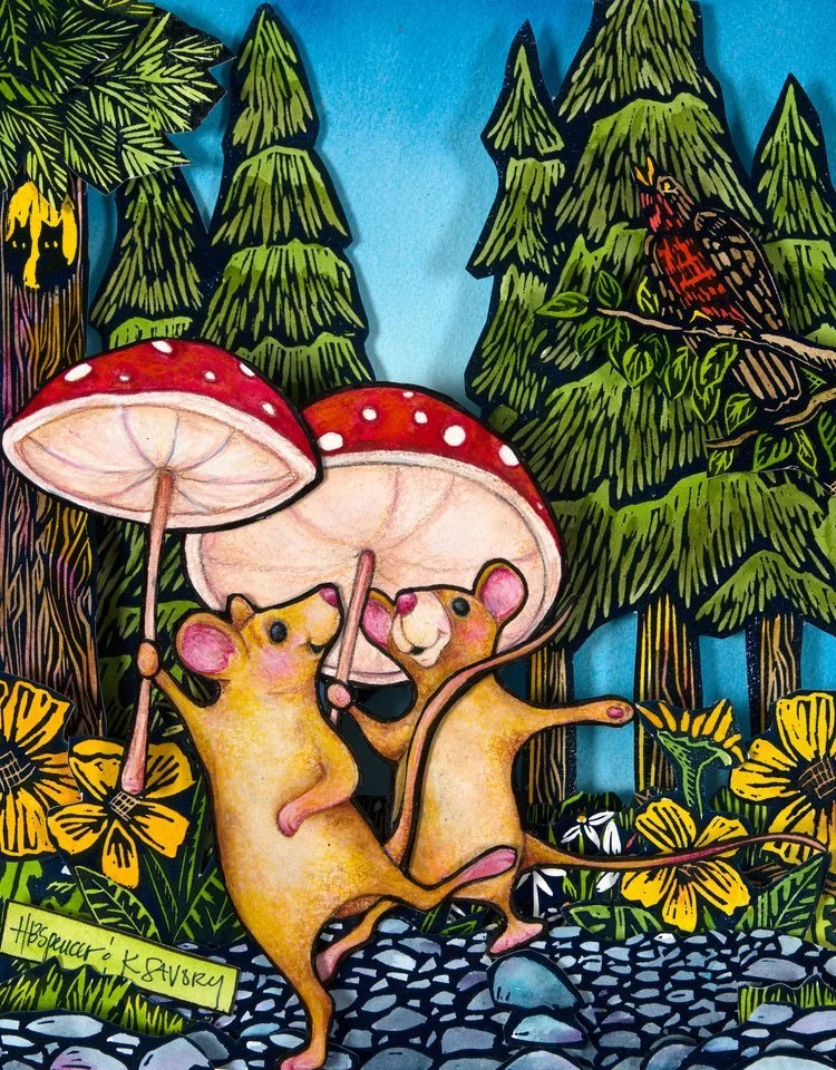 Secret Life of Mice 8"x10"