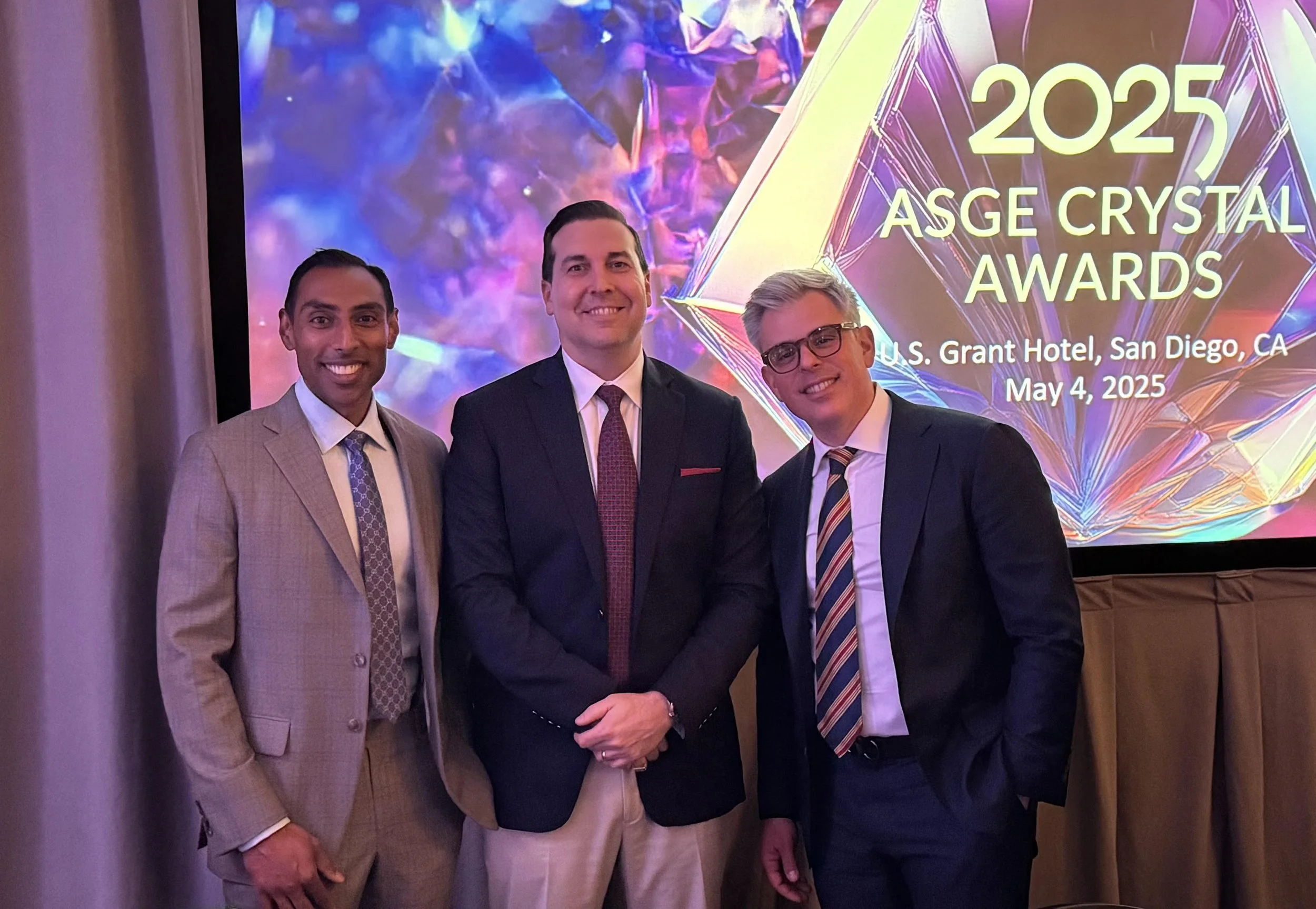 Vivek Kumbhari, M.D. PhD (Chairman), Brian Edge (CEO), Petros Benias, M.D. (CMO)