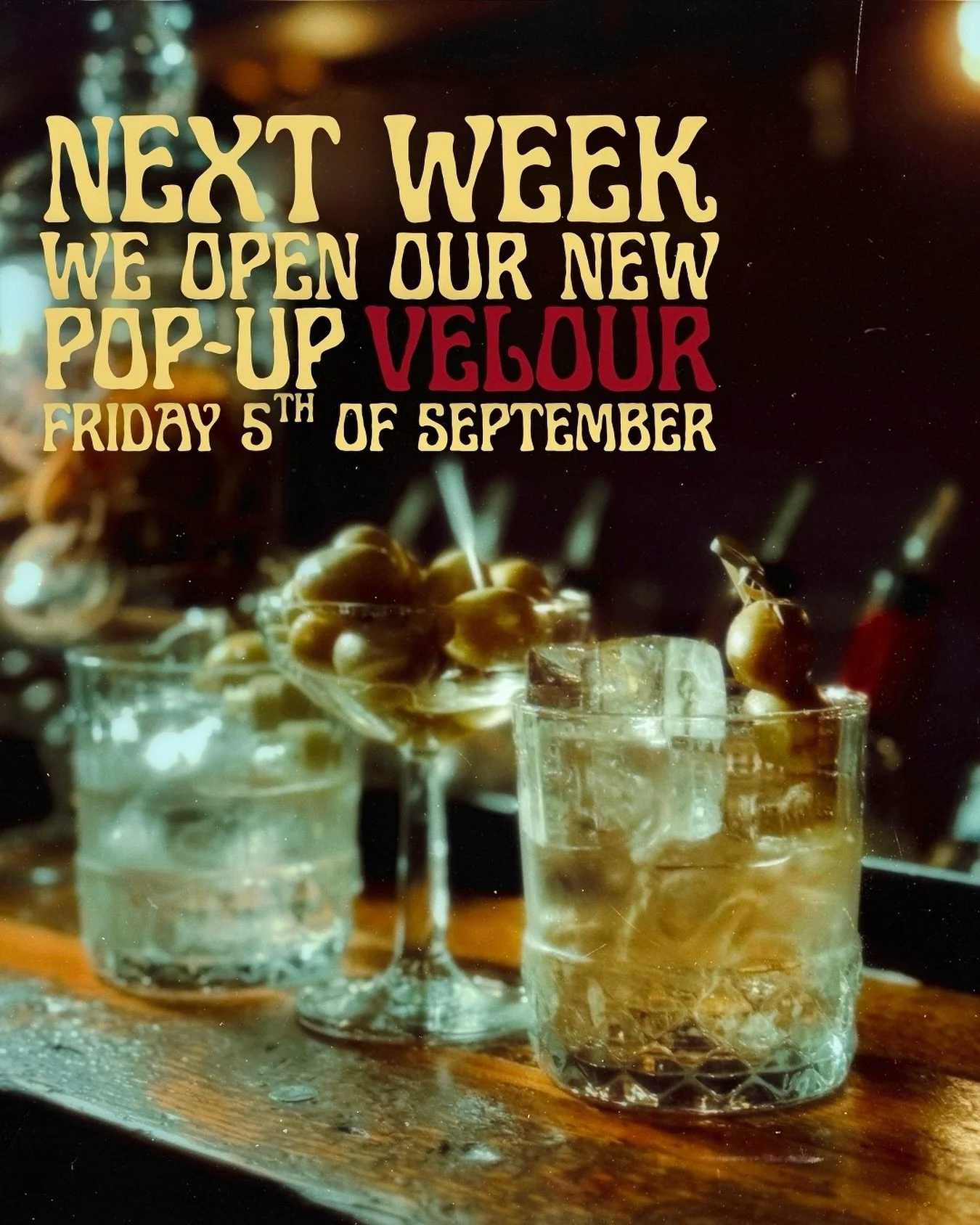 ✨VELOUR✨ opens its doors for the very first time at Pengerkatu 11 on Friday, September 5th!
After a few weeks of warming up, we’ll celebrate properly with our Grand Opening Party on Saturday, September 20th.
We’ve poured our hearts into