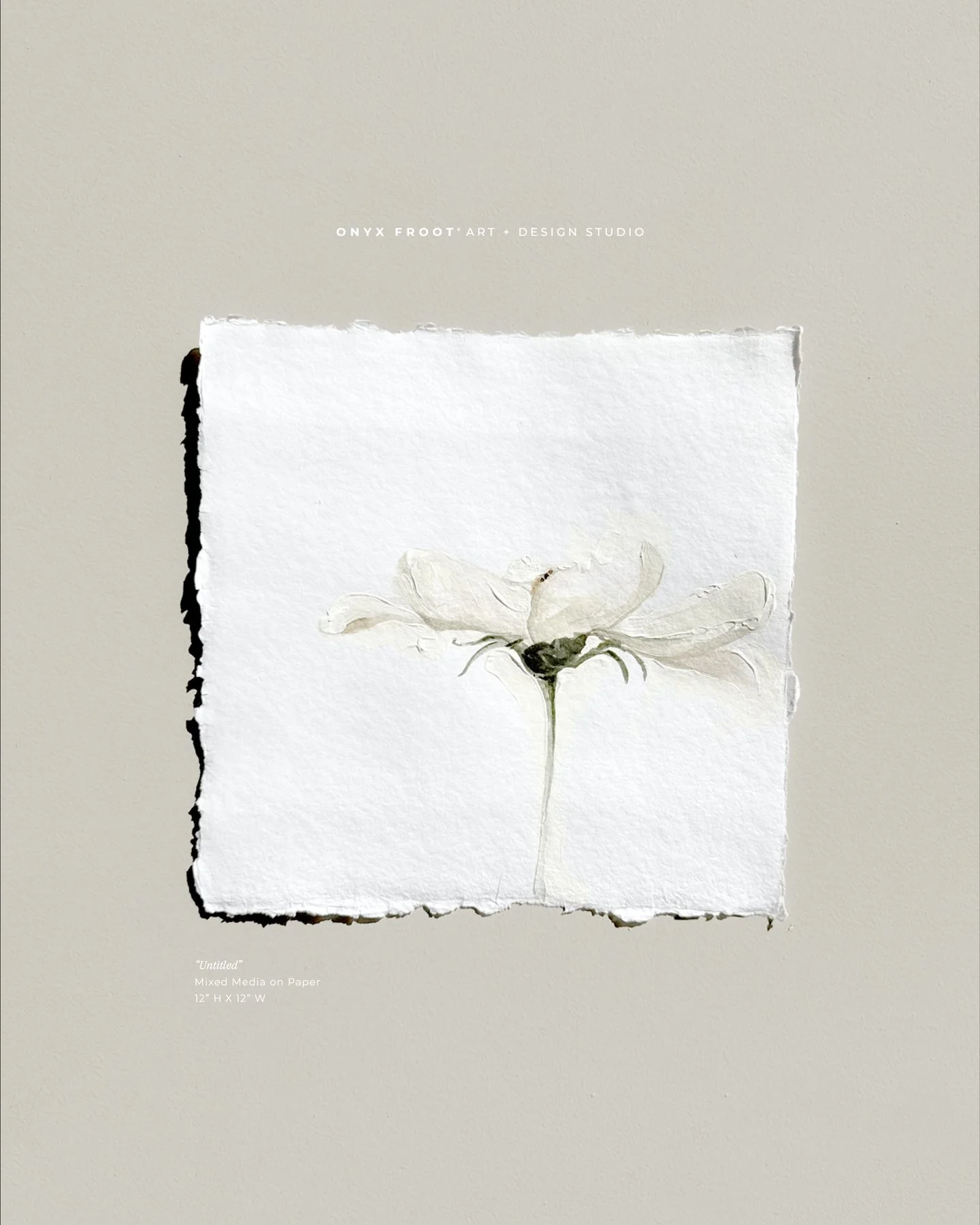 There's this really deep, meaningful calm you get from the quietness of minimalism combined with paint, especially when the colors are kept simple. This gentle pause in your feed is incredibly soothing and gives you a moment of tranquility whenever y