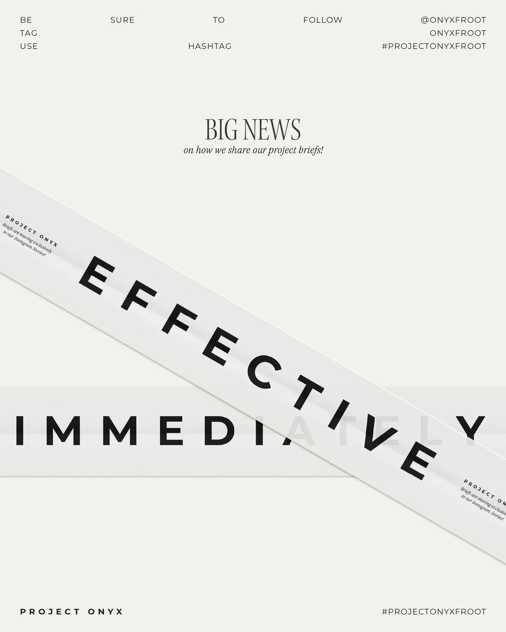 🚨 NEW HOME ALERT! 🚨

We're moving all our *Project Onyx Projects* exclusively to our Instagram Stories! 📲✨

We want to make these briefs&mdash;which highlight vital BIPOC-owned businesses&mdash;even easier for you to access, save and use for your 