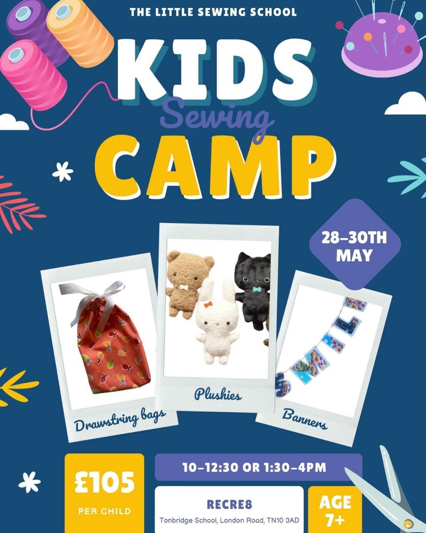 Come join us at Recre8 this half term! Lots of lovely projects as always and suitable for beginners or those who have sewn with us before 😊

All children will be using a sewing machine!
