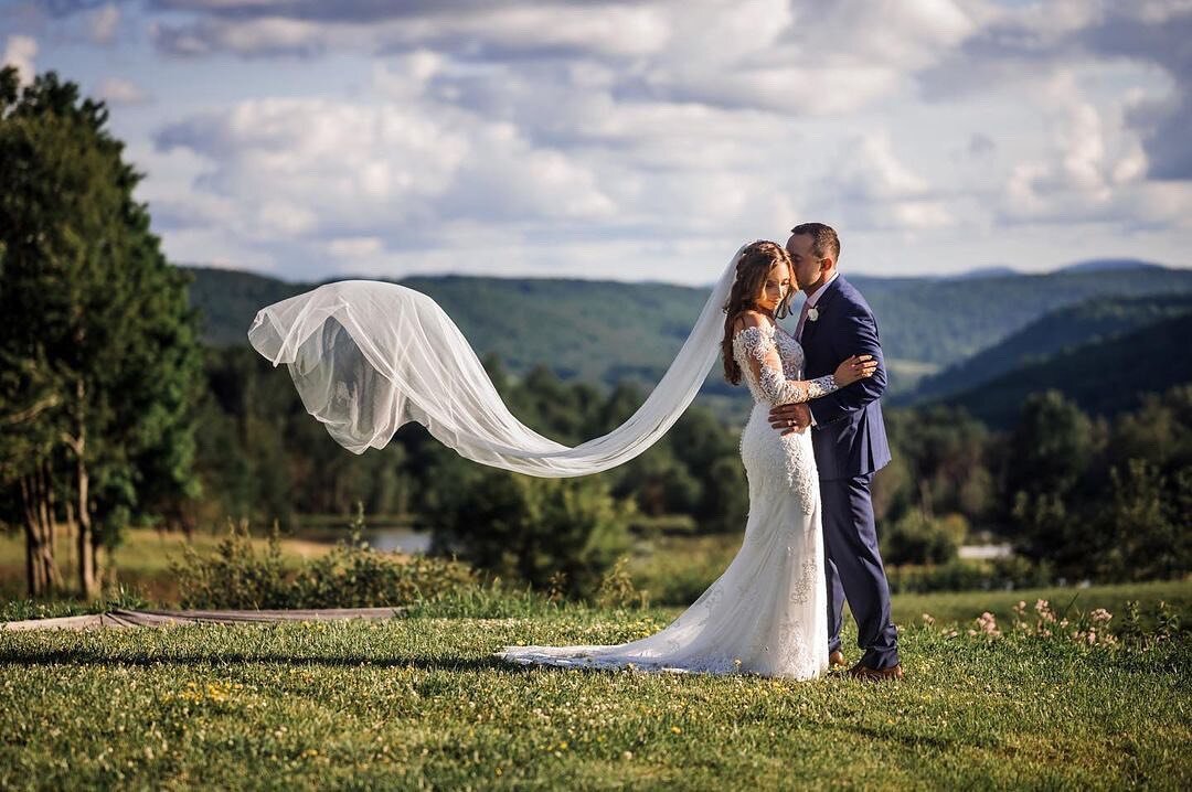 Photo by @kalzphotography

&quot;Magical! 
*
*
Venue and Catering: Seven Ponds Farm  @sevenpondsfarm
DJ: Conway Entertainment DJ Jeff  @conwayentertainment
Florist: Catskill Flower Shop @catskillweddings 
Beauty Team: #KrystalRoseStudios  @krystalros