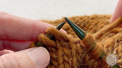 Knit 2 Together (K2tog)