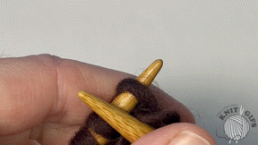 Slip one, knit one, pass slip stitch over (SKP)